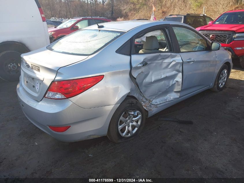 VIN KMHCT4AE0DU452160 2013 Hyundai Accent, Gls no.4