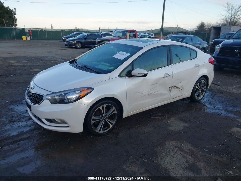 VIN KNAFZ4A89E5162583 2014 KIA Forte, EX no.2