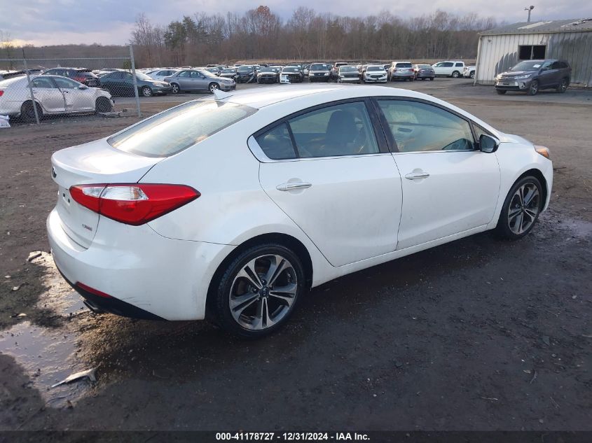 VIN KNAFZ4A89E5162583 2014 KIA Forte, EX no.4