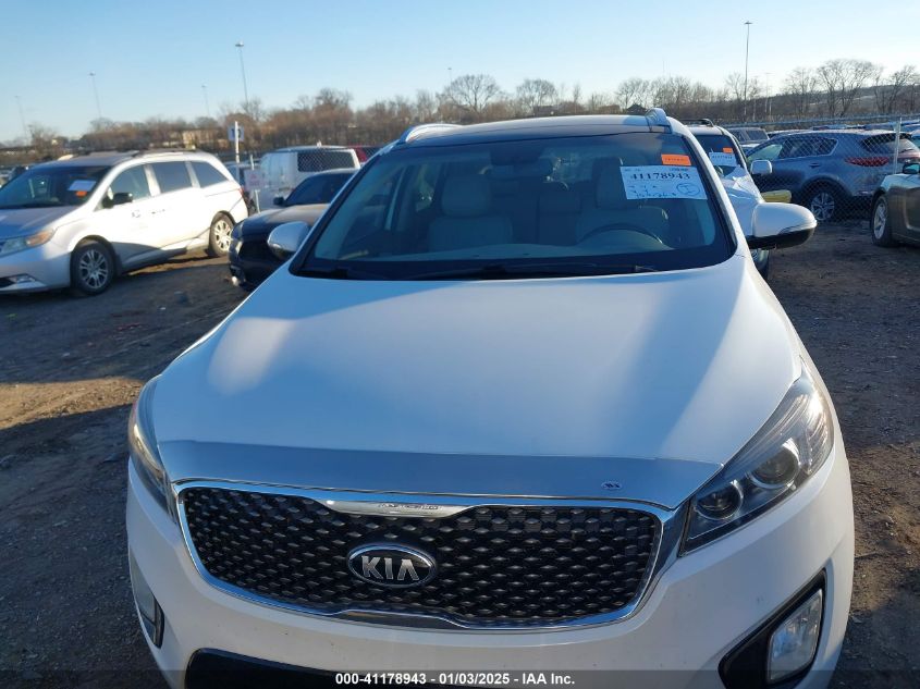 2016 KIA SORENTO 3.3L SX - 5XYPK4A52GG073529