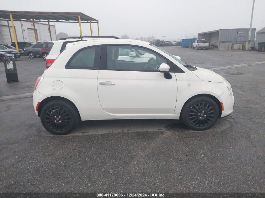 2012 Fiat 500 Pop VIN: 3C3CFFAR7CT383751 Lot: 41179096