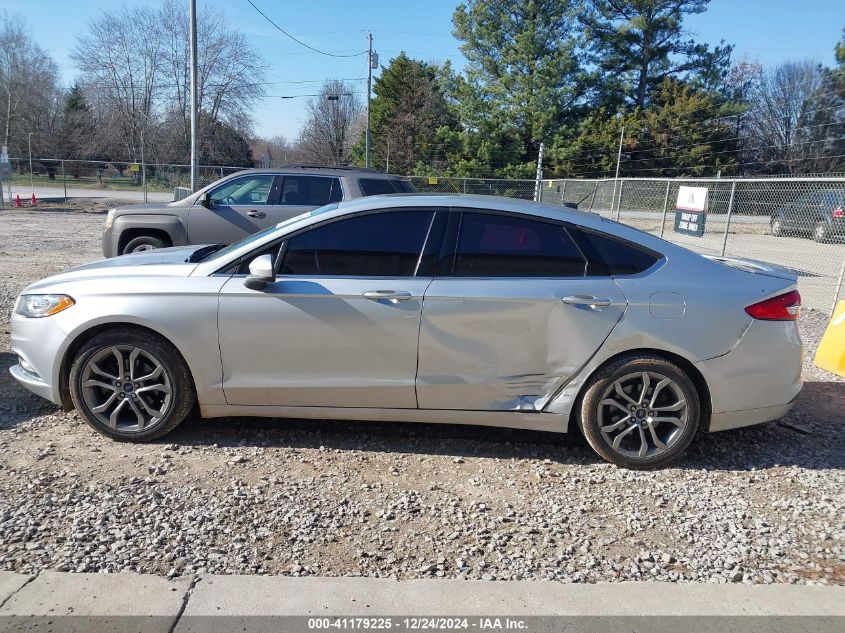 2017 FORD FUSION SE - 3FA6P0H73HR391542