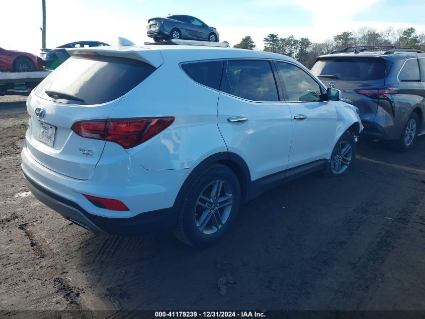 VIN 5NMZTDLB6HH020185 2017 Hyundai Santa Fe, Sport... no.4