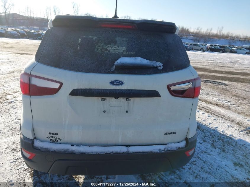 2022 Ford Ecosport Ses VIN: MAJ6S3JL7NC463344 Lot: 41179277