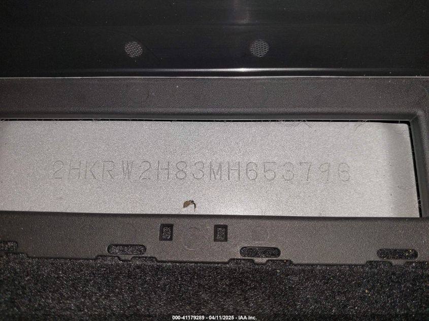 2021 Honda Cr-V Awd Ex-L VIN: 2HKRW2H83MH653796 Lot: 41179289