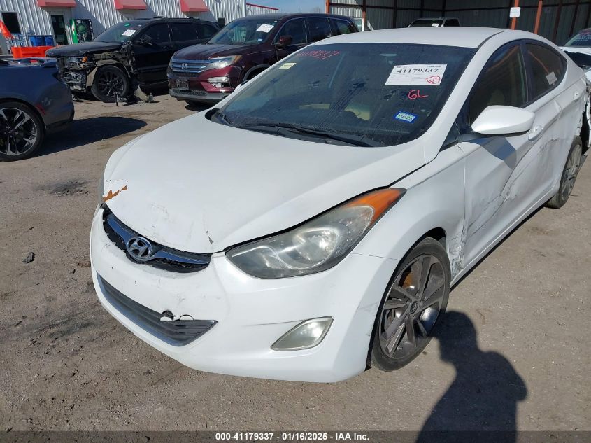 2013 Hyundai Elantra Gls VIN: 5NPDH4AE1DH210398 Lot: 41179337