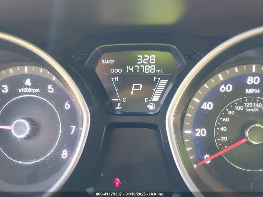 2013 Hyundai Elantra Gls VIN: 5NPDH4AE1DH210398 Lot: 41179337