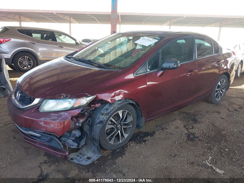 2013 HONDA CIVIC VIN: 19XFB2F81DE091726