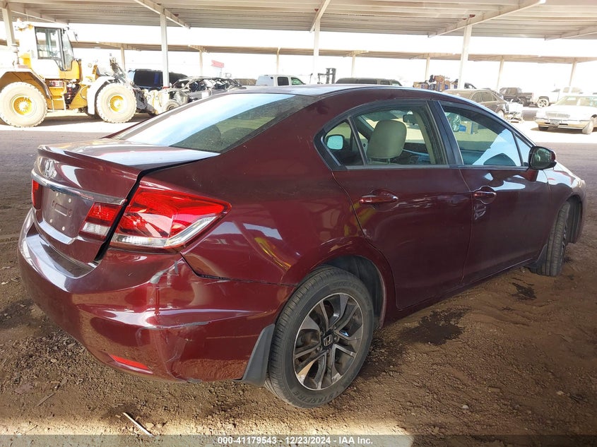 2013 HONDA CIVIC VIN: 19XFB2F81DE091726