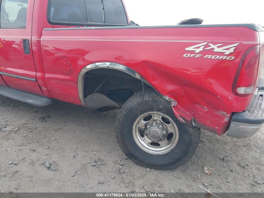 2000 Ford F-250 Lariat/Xl/Xlt VIN: 1FTNW21S2YEE22141 Lot: 41179824