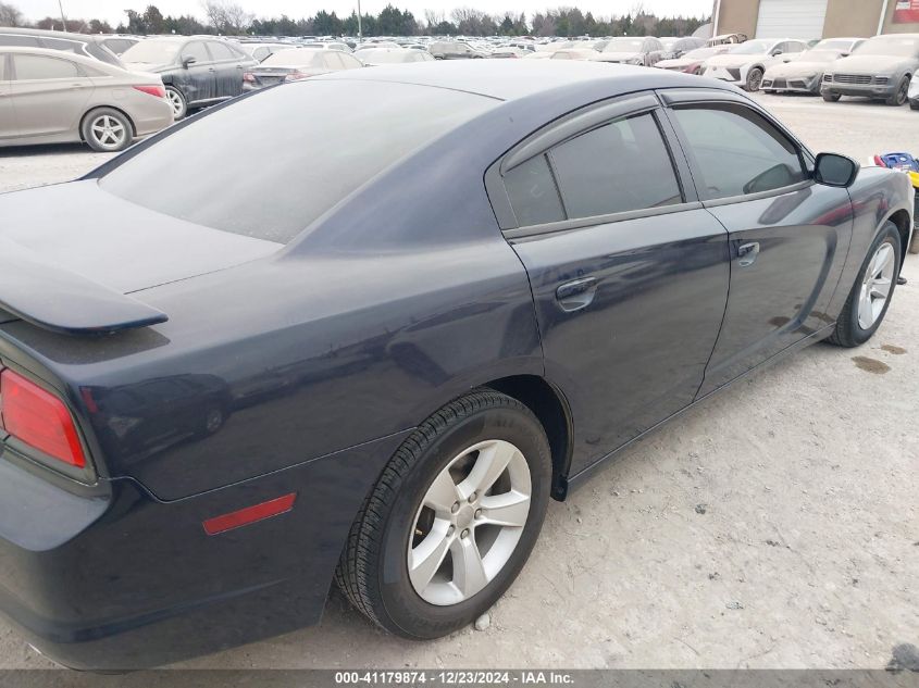 VIN 2C3CDXBGXEH309129 2014 DODGE CHARGER no.4