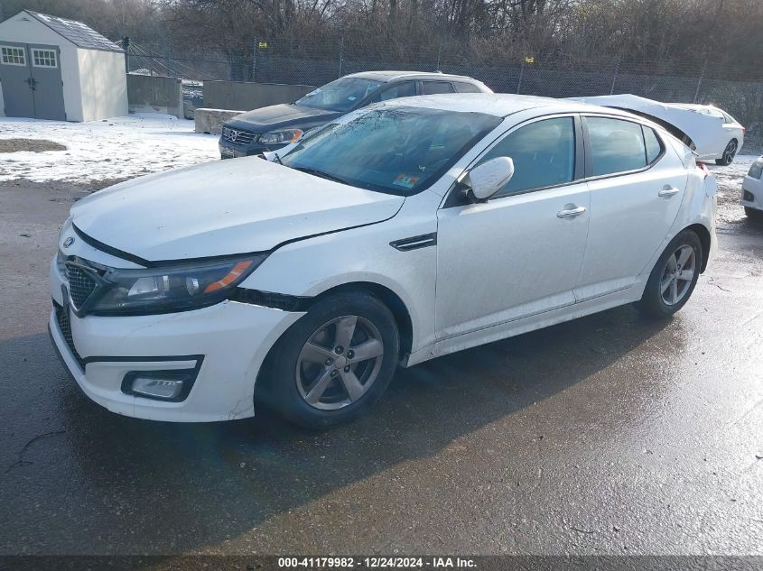 VIN 5XXGM4A77FG375056 2015 KIA Optima, LX no.2