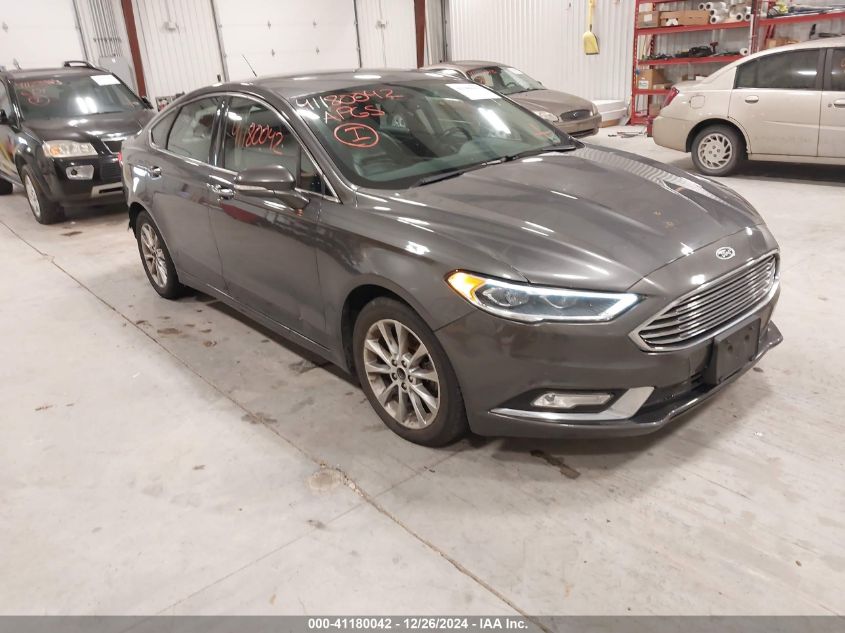 VIN 3FA6P0HD6HR405651 2017 Ford Fusion, SE no.1