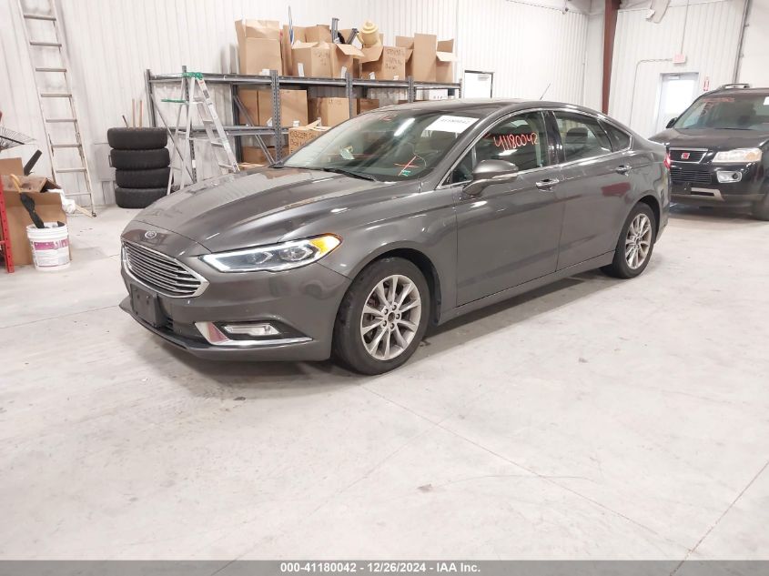 VIN 3FA6P0HD6HR405651 2017 Ford Fusion, SE no.2