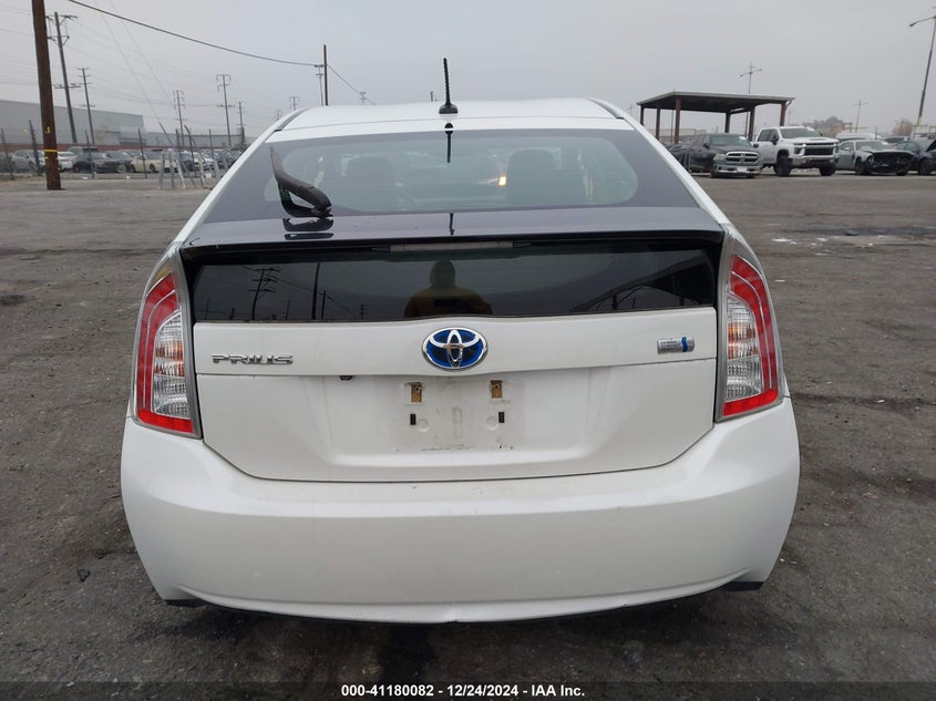2012 TOYOTA PRIUS VIN: JTDKN3DU2C5405826