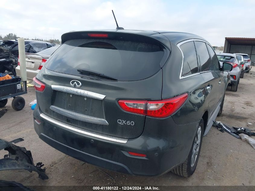 VIN 5N1AL0MN6EC500604 2014 INFINITI QX60 no.4