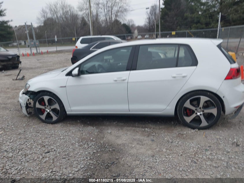 2016 VOLKSWAGEN GOLF GTI AUTOBAHN W/PERFORMANCE PACKAGE 4-DOOR - 3VW547AU1GM023568