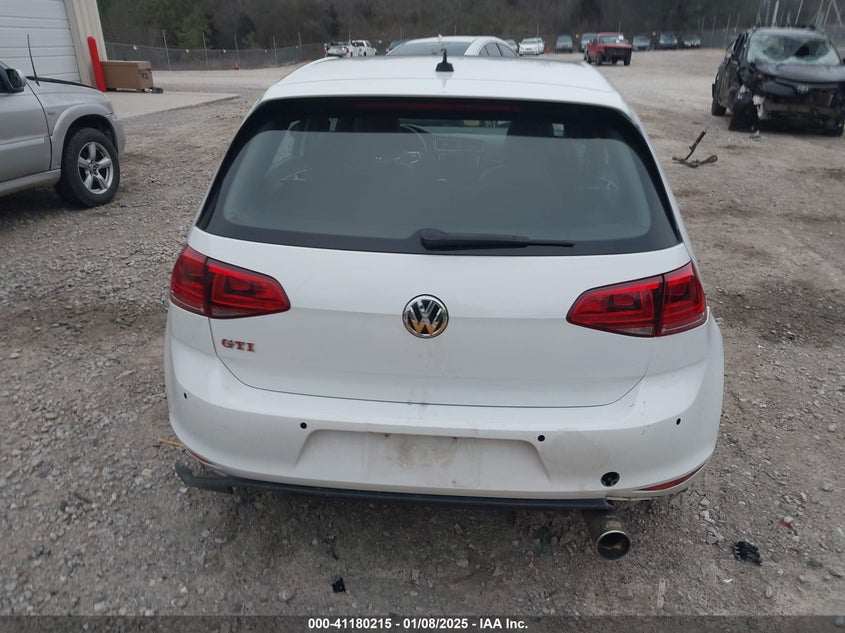 2016 VOLKSWAGEN GOLF GTI AUTOBAHN W/PERFORMANCE PACKAGE 4-DOOR - 3VW547AU1GM023568
