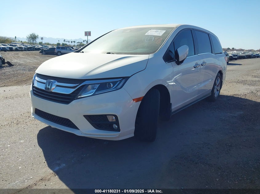Vin: 5fnrl6h74jb047313, lot: 41670521, honda odyssey ex-l 20182