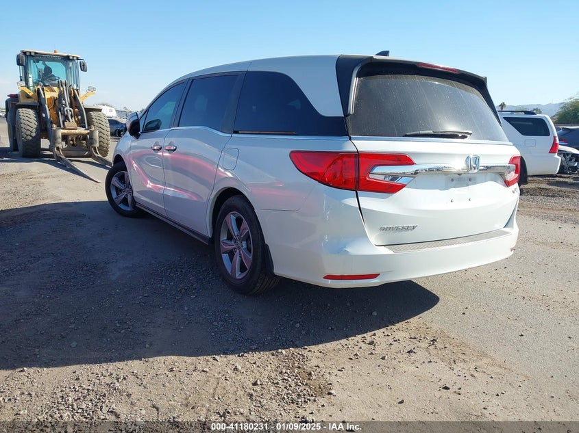 Vin: 5fnrl6h74jb047313, lot: 41670521, honda odyssey ex-l 20183