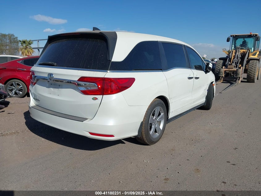 Vin: 5fnrl6h74jb047313, lot: 41670521, honda odyssey ex-l 20184