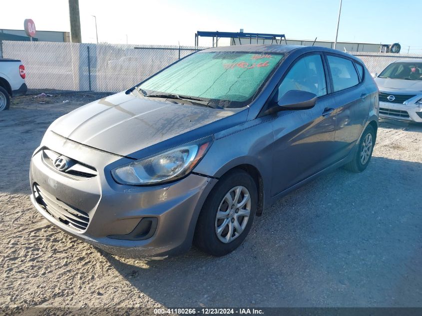 VIN KMHCT5AE5EU188392 2014 HYUNDAI ACCENT no.2