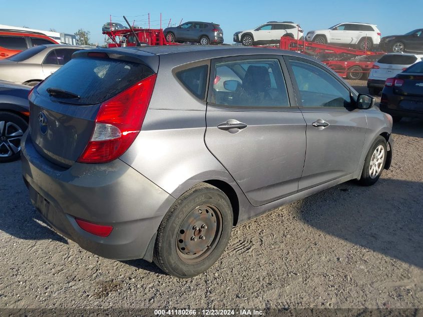 VIN KMHCT5AE5EU188392 2014 HYUNDAI ACCENT no.4