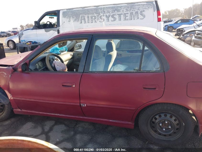 1998 Toyota Corolla Le VIN: 1NXBR18E8WZ080942 Lot: 41180290