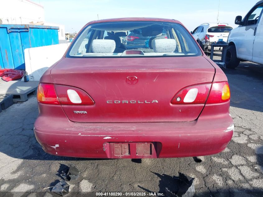 1998 Toyota Corolla Le VIN: 1NXBR18E8WZ080942 Lot: 41180290