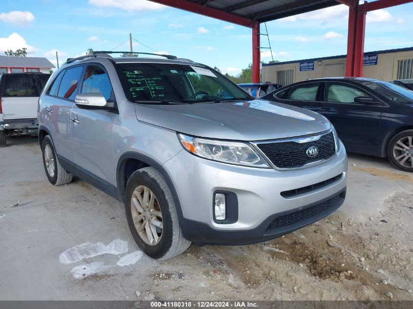 VIN 5XYKT3A61EG538518 2014 KIA Sorento, LX no.1