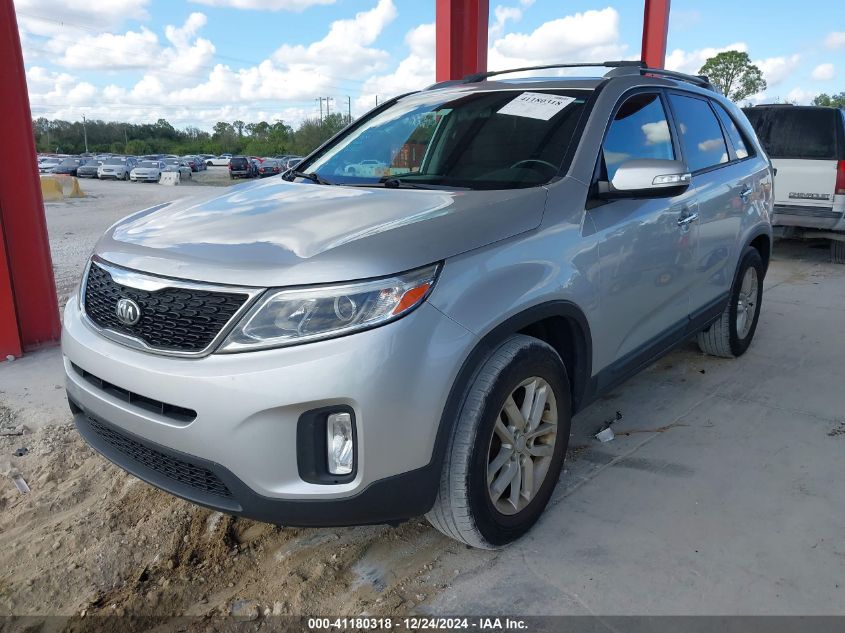 VIN 5XYKT3A61EG538518 2014 KIA Sorento, LX no.2