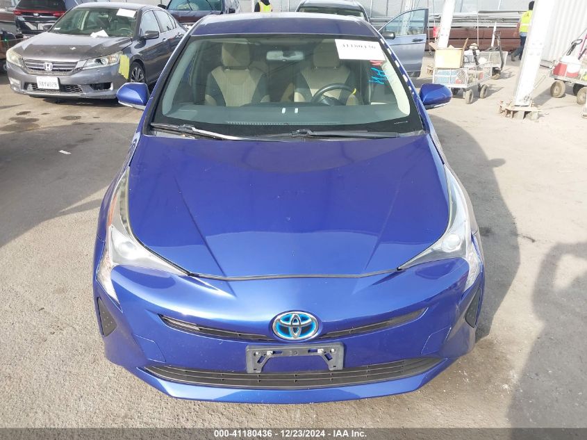 VIN JTDKBRFU6G3510122 2016 TOYOTA PRIUS no.12