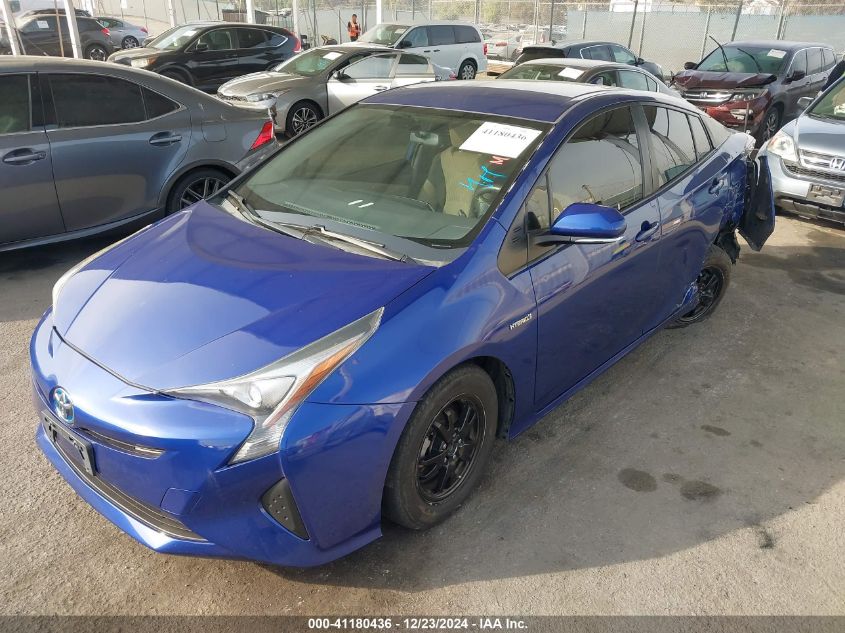 VIN JTDKBRFU6G3510122 2016 TOYOTA PRIUS no.2