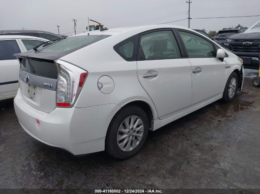 VIN JTDKN3DP5E3052927 2014 Toyota Prius, Plug-In Ad... no.4