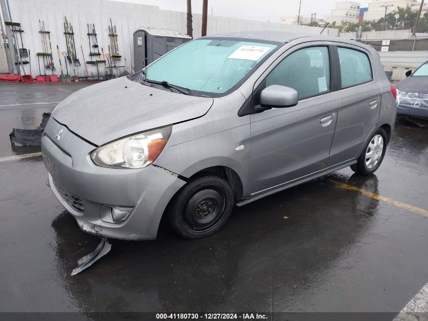 VIN ML32A3HJ9FH033855 2015 Mitsubishi Mirage, DE no.2