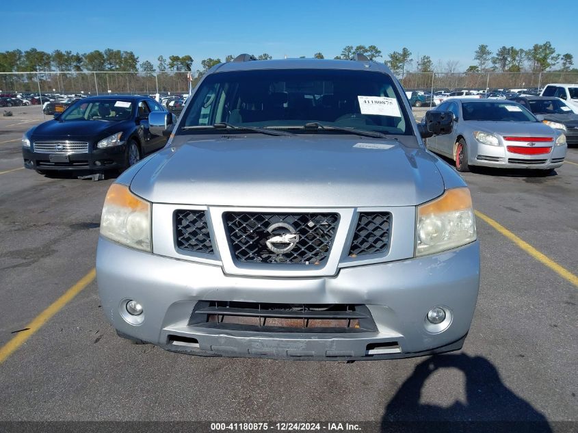 2010 Nissan Armada Se VIN: 5N1BA0ND7AN607059 Lot: 41180875