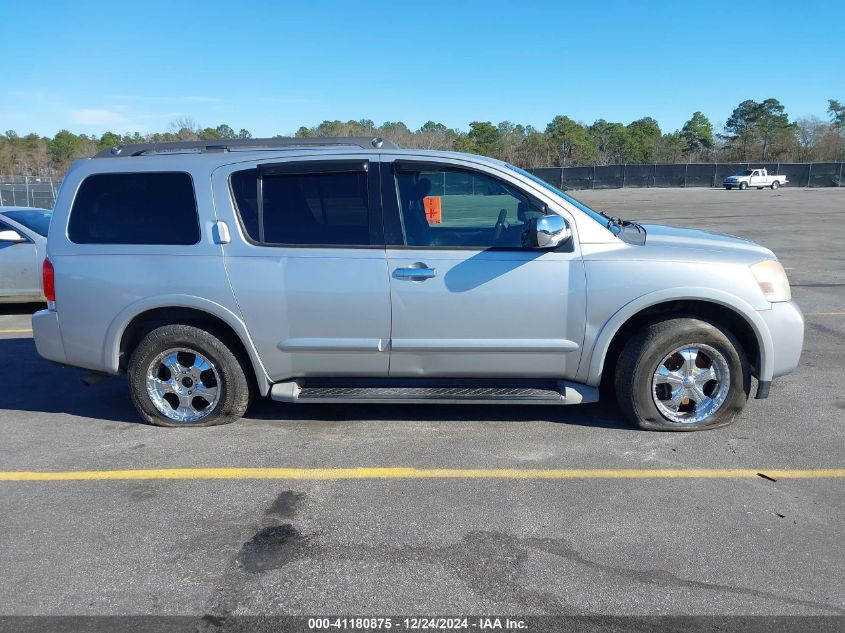 2010 Nissan Armada Se VIN: 5N1BA0ND7AN607059 Lot: 41180875