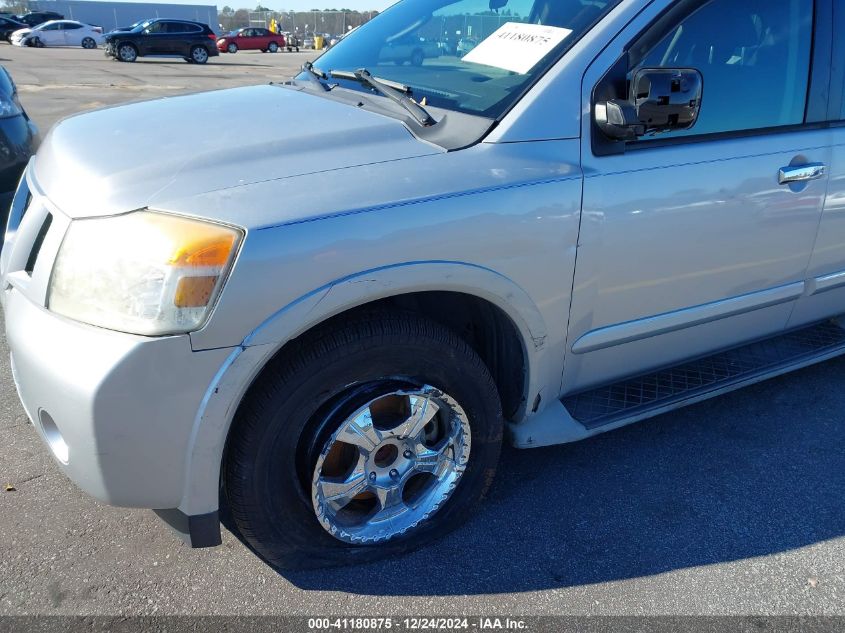 2010 Nissan Armada Se VIN: 5N1BA0ND7AN607059 Lot: 41180875