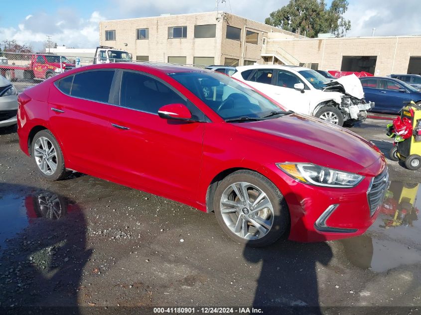 VIN KMHD84LF3HU068360 2017 HYUNDAI ELANTRA no.1