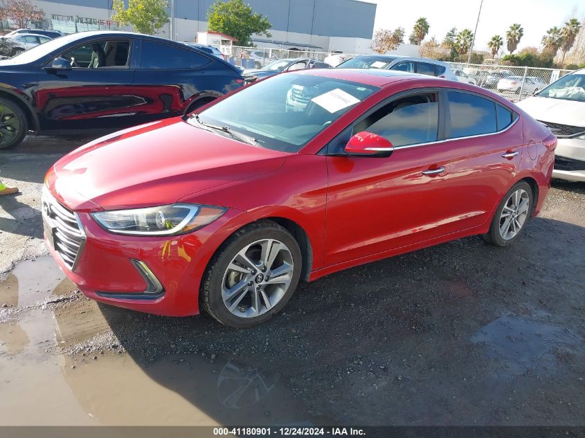 VIN KMHD84LF3HU068360 2017 HYUNDAI ELANTRA no.2