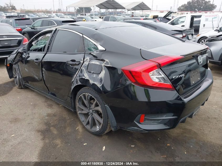 VIN 2HGFC2F89KH570377 2019 HONDA CIVIC no.3