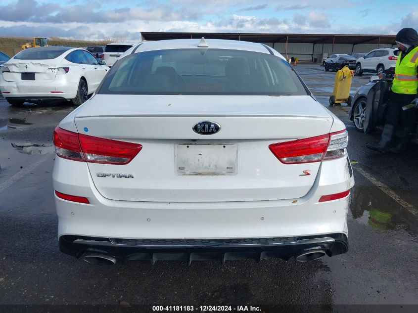 2019 Kia Optima S VIN: 5XXGT4L36KG305541 Lot: 41181183