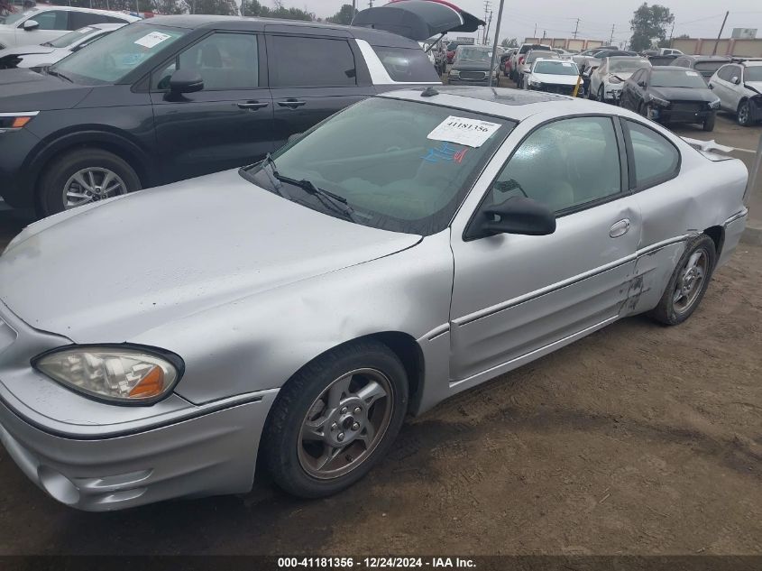 2005 Pontiac Grand Am Gt VIN: 1G2NW12E45M198850 Lot: 41181356