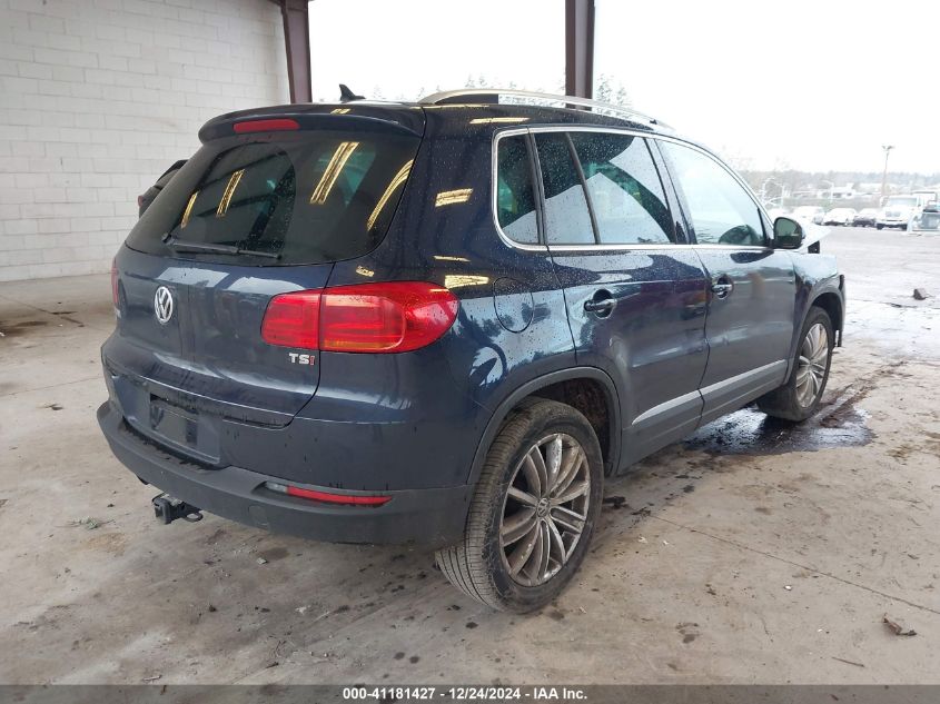 VIN WVGAV7AX4GW527312 2016 Volkswagen Tiguan, SE no.4