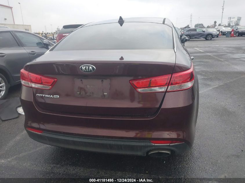 2016 Kia Optima Lx VIN: 5XXGT4L39GG102442 Lot: 41181495