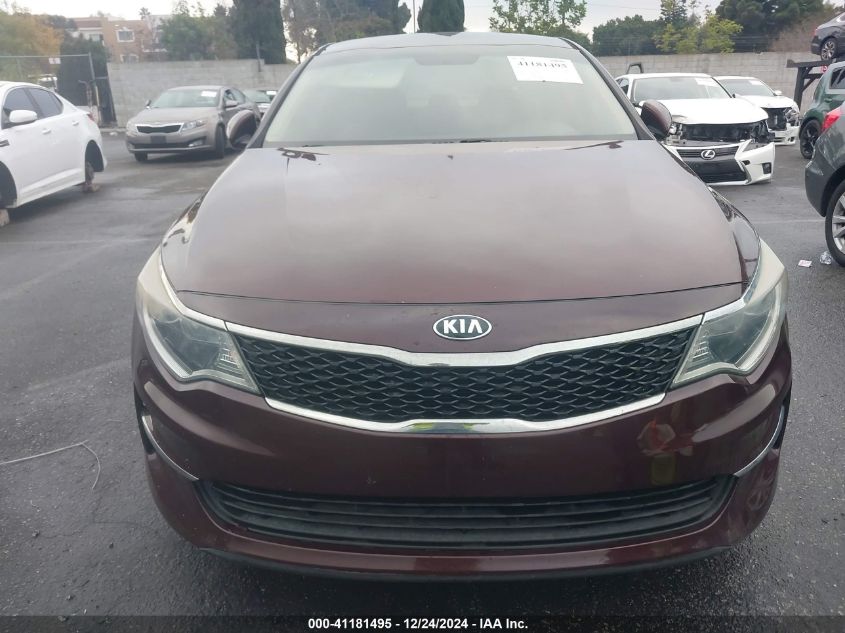 2016 Kia Optima Lx VIN: 5XXGT4L39GG102442 Lot: 41181495