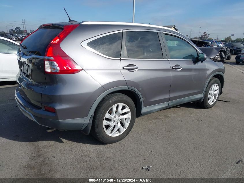 VIN 2HKRM3H77FH529052 2015 Honda CR-V, Ex-L no.4