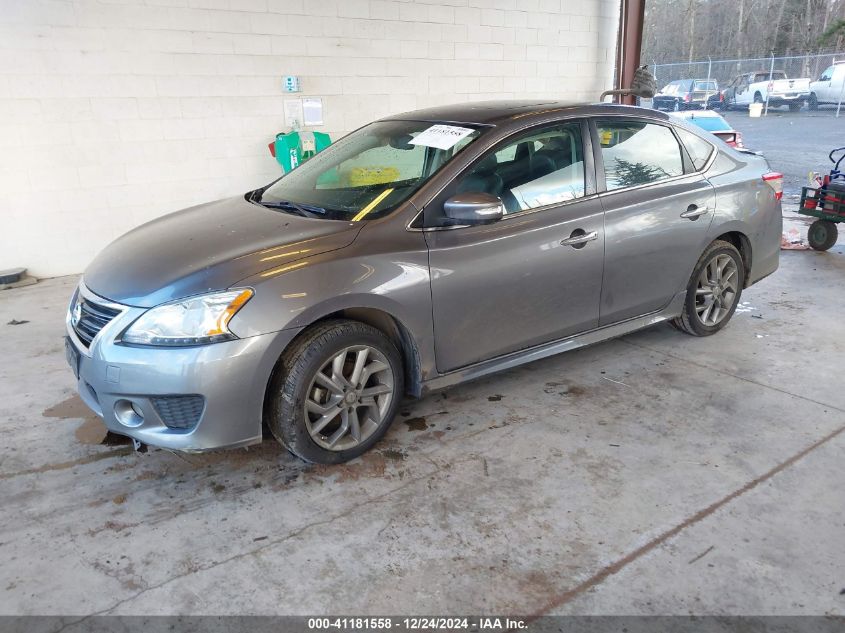 VIN 3N1AB7AP4FY279537 2015 Nissan Sentra, SR no.2