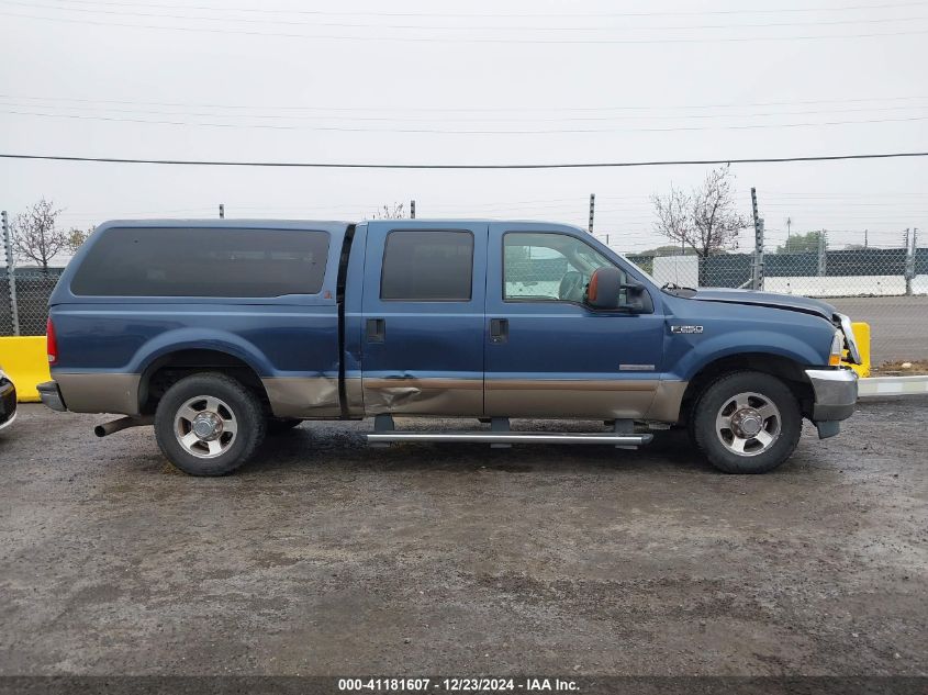 2004 Ford F250 Super Duty VIN: 1FTNW20P44ED72446 Lot: 41181607