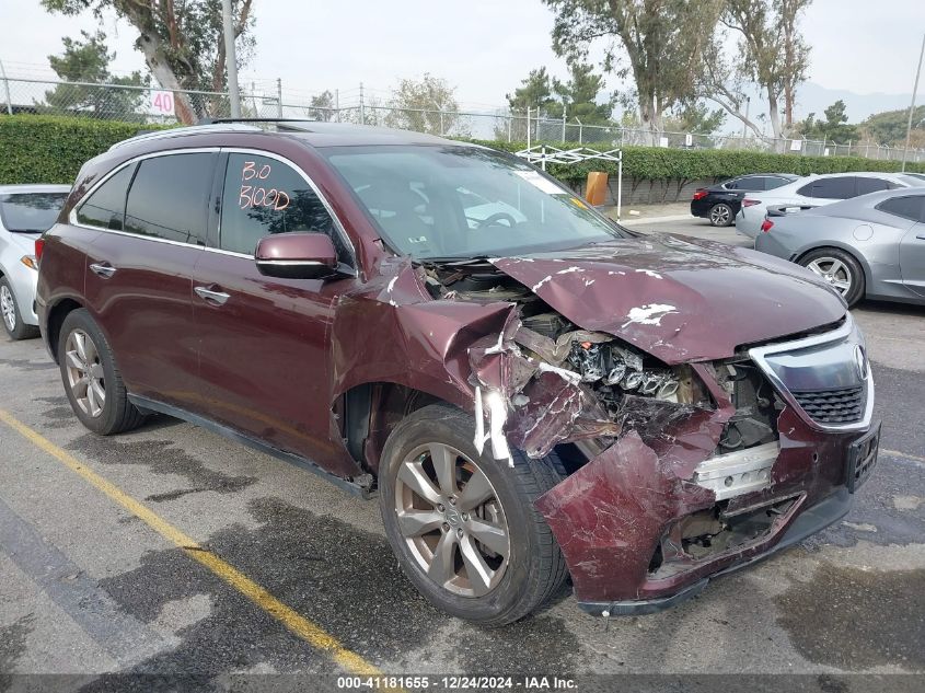 VIN 5FRYD3H8XEB012067 2014 ACURA MDX no.1